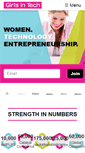 Mobile Screenshot of girlsintech.org